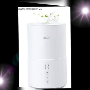 Cool Mist Humidifier MILIN Top Fill Germ Free Humidifiers